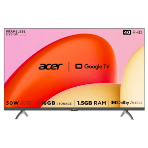 acer I Series 100 cm (40 inch) Full HD LED Smart Google TV with Dolby Audio (2023 model)