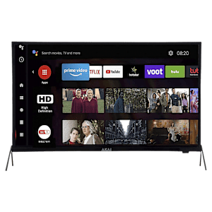 AKAI 98 cm (40 inch) HD Ready LED Smart Android TV with A+ Grade Panel (2021 model)