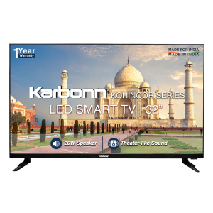 Karbonn 80 cm (32 inch) HD Ready Smart Android TV with 20W Speaker (2021 model)