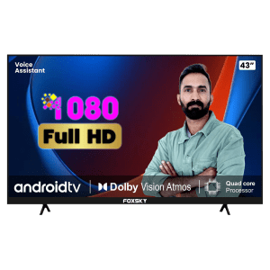 FOXSKY FS-VS 108 cm (43 inch) Full HD LED Smart Android TV (2021 model)