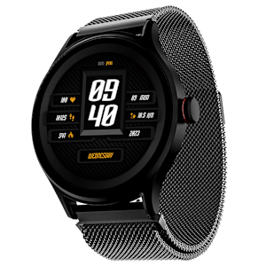 boAt Primia Celestial Smartwatch with Bluetooth Calling (38.6mm HD Display, IP67 Water Resistant, Metal Grey Strap)