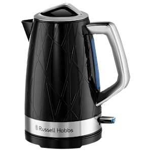 Russell Hobbs Structure 2400 Watt 1.7 Litre Electric Kettle with Boil Dry Protection (Black)