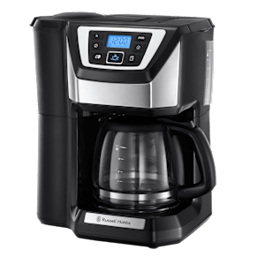 Russell Hobbs Victory 1025 Watt 12 Cups Automatic Grind & Brew Coffee Maker with Digital Grinder (Black)