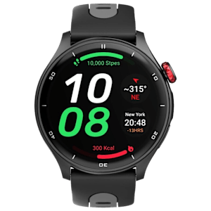 TITAN Celestor Smartwatch with Advanced GPS (36mm AMOLED Display, Sweat Resistant, Black Strap)