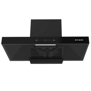 FABER SIGMA BLDC HC SC BK 90 90cm 1500m3/hr Auto Clean Wall Mounted Chimney with Gesture and Remote Control (Black)