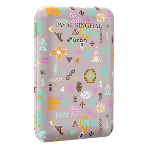 urbn Nano Slim Payal Singhal Edition 20000 mAh 22.5W Fast Charging Power Bank (1 Type A and 2 Type C Ports, Power Delivery Compatible, PS Pink)