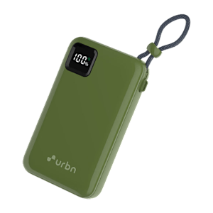 urbn Ultra Link 20000 mAh 22.5W Fast Charging Power Bank (1 Type A and 2 Type C Ports, Power Delivery Compatible, Camo)