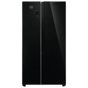 Godrej EONVELVET 508 Litres Frost Free Side By Side Refrigerator with Multi Air Flow Technology (RS EONVELVET 579 RFD GL BK, Black Glass)