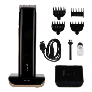 Croma 4 in 1 Rechargeable Cordless Wet and Dry Trimmer for Beard for Men (90mins Runtime, Self Sharpening Technology, Black)