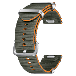 SAMSUNG ET-SOL31LKEGIN HNBR Athleisure Band for Galaxy Watch7 (M/L) (Effortless Style, Green)