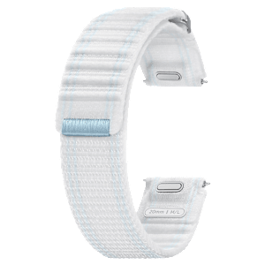 SAMSUNG ET-SVL31LWEGIN Nylon Fabric Band for Galaxy Watch7 (M/L) (Effortless Style, Blue White)