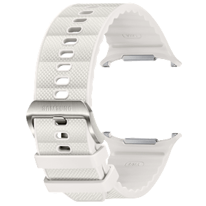 SAMSUNG ET-SBL70MWEGIN HNBR, Nylon, Titanium, SUS Peak Form Band for Galaxy Watch Ultra (Lugless Design, White Sand)