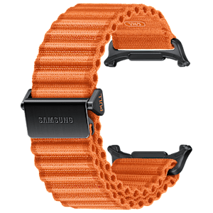 SAMSUNG ET-SVL70MOEGIN Nylon, Titanium, SUS Trail Band for Galaxy Watch Ultra (Lugless Design, Orange)