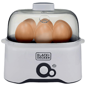 BLACK+DECKER BXEG2801IN 6 Egg Electric Egg Cooker with Dry Boil Protection (White)