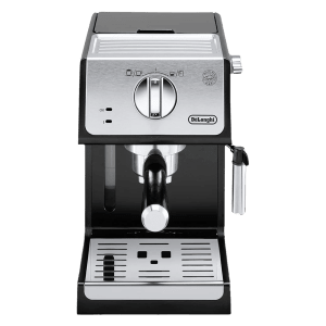 De'Longhi Active Line ECP33.21.BK 2 1100 Watt 2 Cups Automatic Cappuccino Coffee Maker with Thermoblock Technology (Black)