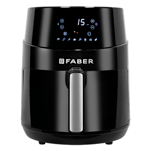 FABER 4.5L 1500 Watt Digital Air Fryer with Rapid Air Technology (Black)