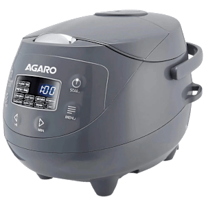 AGARO Imperial 2 Litre Electric Rice Cooker with Keep Warm Function (Grey)