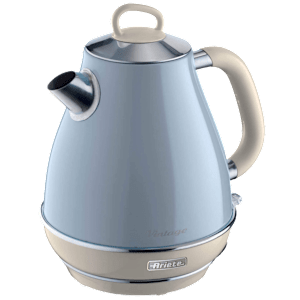 Ariete Vintage 2000 Watt 1.7 Litre Electric Kettle with Removable Limescale Filter (Blue)