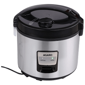 AGARO Regency 5 Litre Electric Rice Cooker with Keep Warm Function (Silver)