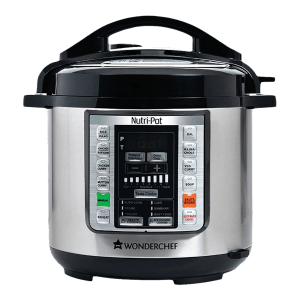 WONDERCHEF Nutri-Pot 6 Litre Electric Pressure Cooker with 7-in-1 Functions (Silver)