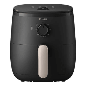 Preethi Airpot 3.7L 1500 Watt Air Fryer with Fast Flux Technology (Black)