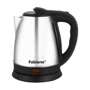 Fabiano E-15 1500 Watt 1.5 Litre Electric Kettle with Cool Touch Handle (Silver)