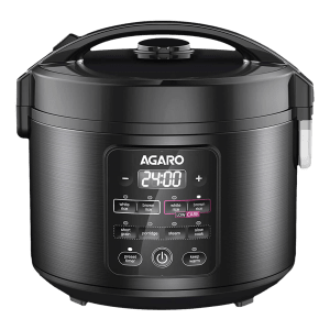 AGARO Regal 3 Litre Electric Rice Cooker with Overheat Protection (Black)