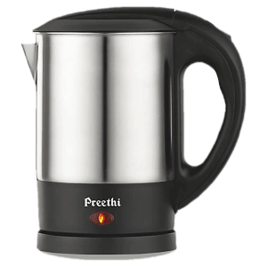 Preethi Armour 1350 Watt 1 Litre Electric Kettle with Auto Shut Off (Steel)