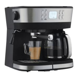 morphy richards DuoPresso 1850 Watt 10 Cups Automatic Espresso, Cappuccino & Latte Coffee Maker with Overheat Protection (Black)