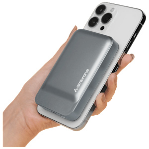 ambrane AeroSync PB Prime 10000 mAh 20W Fast Charging Power Bank (1 Type C Ports, Premium Metallic Body, Grey)