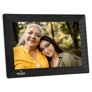 Miracle Digital 25.65cm (10.1 Inches) Wifi Digital Photo Frame (Stereo Speaker, R8188EU1, Black)