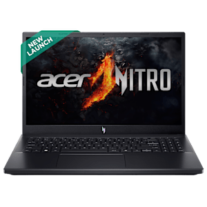 acer ANV15-41-R2VD AMD Ryzen 5 Gaming Laptop (8GB, 512GB, Windows 11, 6GB Graphics, 15.6 inch 144 Hz Full HD IPS LED Backlit Display, NVIDIA GeForce RTX 3050, MS Office 2021, Obsidian Black, 2.10 Kg)