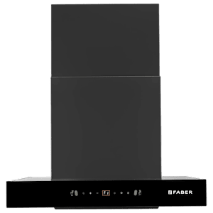 FABER HOOD SIGMA BLDC HC SC BK 60 60cm 1500m3/hr Auto Clean Wall Mounted Chimney with Gesture and Remote Control (Black)