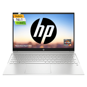 HP Pavilion 15-eh1047AU AMD Ryzen 5 Laptop (16GB, 1TB SSD, Windows 11 Home, 15.6 inch Full HD IPS Display, MS Office 2021, Natural Silver, 1.75 KG)