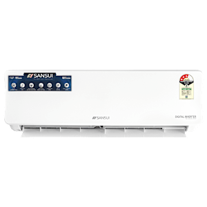 SANSUI Arctic Pro 5 in 1 Convertible 1 Ton 3 Star Inverter Split AC with PM 2.5 Filter (2024 Model, Copper Condenser, JSE123SI24A1)