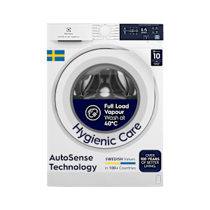 Electrolux 7.5 Kg 5 Star Fully Automatic Front Load Washing Machine (UltimateCare 300, EWF7524D3WB, HygienicCare, White)