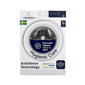 Electrolux 9 kg 5 Star Fully Automatic Front Load Washing Machine (UltimateCare 300, EWF9024D3WB, HygienicCare, White)