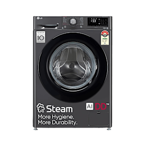 LG 8 kg 5 Star Fully Automatic Front Load Washing Machine (FHV1408Z2M.ABMQEIL, AI Direct Drive Motor, Middle Black)