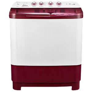 VOLTAS beko 7 kg 5 Star Semi Automatic Washing Machine with IPX4 Control Panel (WTT70DBRT, Burgundy)