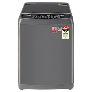 LG 9 kg 5 Star Inverter Fully Automatic Top Load Washing Machine (T90SJMB1Z.ABMQEIL, Smart Inverter Technology, Middle Black)