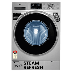 IFB 8 kg 5 Star Fully Automatic Front Load Washing Machine (Senator WSS STEAM, Steam Wash Technology, Silver)