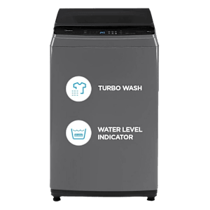 Midea 8 kg 5 Star Inverter Fully Automatic Top Load Washing Machine (MA200W80/G-IN, Lint Filter, Grey)