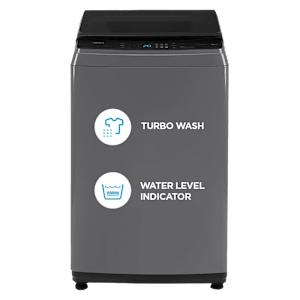 Midea 7 kg 5 Star Inverter Fully Automatic Top Load Washing Machine (MA200W70/G-IN, Lint Filter, Dark Grey)