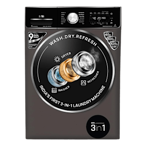 IFB 8.5/6.5 kg 5 Star Inverter Fully Automatic Front Load Washer Dryer (Executive ZXM, Power Steam Wash, Mocha)