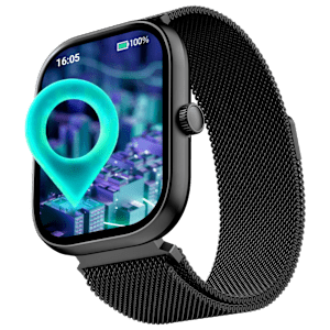 boAt Wave Sigma 3 Smartwatch with Bluetooth Calling (51.05mm HD Display, IP67 Sweat, Dust & Water Resistant, Metal Black Strap)