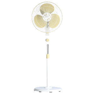 BAJAJ Veloce 400mm 3 Blade Silent Operation Pedestal Fan (Copper Motor, Champagne Fizz)