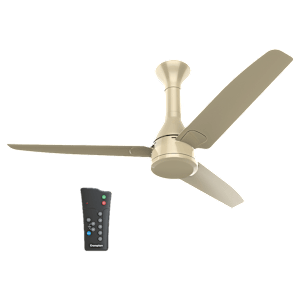 Crompton Energion Roverr 120cm Sweep 3 Blade Ceiling Fan (ActivBLDC Technology, CFENROV48CPGLDAD5S, Champagne Gold)