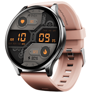 boAt Lunar Prime Smartwatch with Bluetooth Calling (36.83mm AMOLED Display, IP67 Dust, Sweat & Splash Resistant, Cherry Blossom Strap)