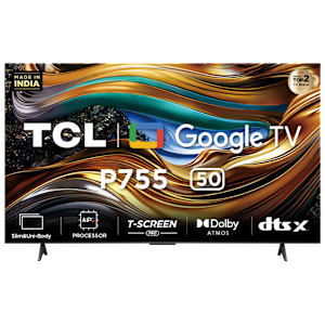 TCL P755 127 cm (50 inch) 4K Ultra HD LED Google TV with Dolby Vision and Dolby Atmos (2024 model)