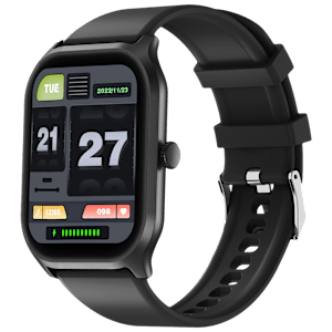 FIRE-BOLTT Hunter Smartwatch with Bluetooth Calling (51.05mm TFT Display, IP67 Water Resistant, Black Strap)